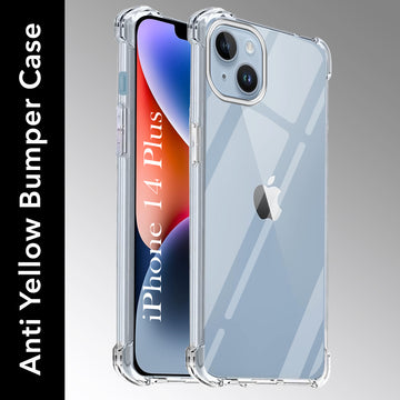 For iPhone 14 Plus Back Cover (Shockproof Crystal Clear Case |  Drop & Camera Protection | Hard Polycarbonate)