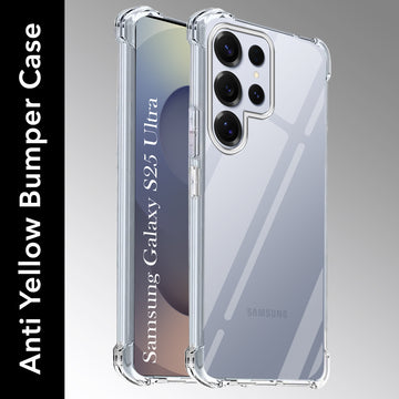 For Samsung Galaxy S25 Ultra  Back Cover (Shockproof Crystal Clear  Case |  Drop & Camera Protection | Hard Polycarbonate)