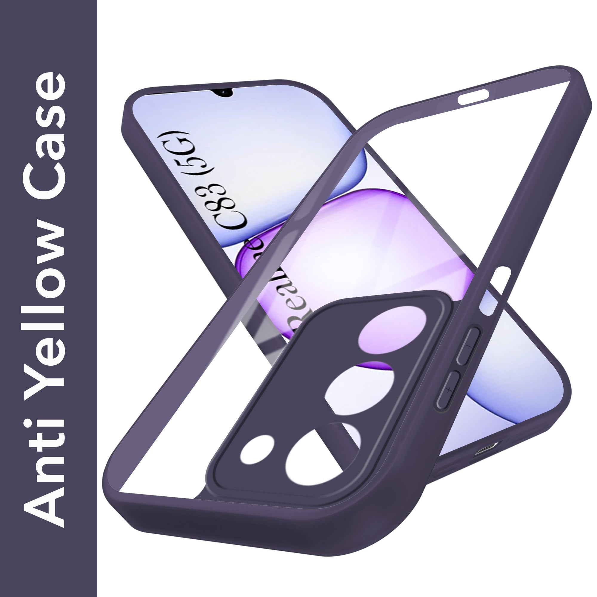 For Realme C83 5G Back Cover Case Ultra-Hybrid (Lifetime Anti Yellow | Anti Scratch | Crystal Clear Shockproof)