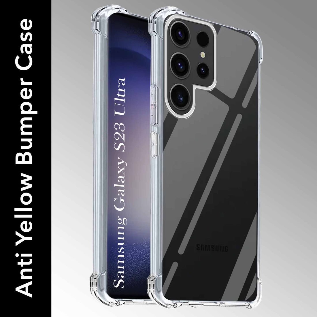 For Samsung Galaxy S23 Ultra 5G  Back Cover (Shockproof Crystal Clear Case |  Drop & Camera Protection | Hard Polycarbonate)