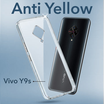 For Vivo Y9s Back Cover Case (Hard Anti Yellow Clear Case | Drop & Camera Protection | Shockproof Polycarbonate)