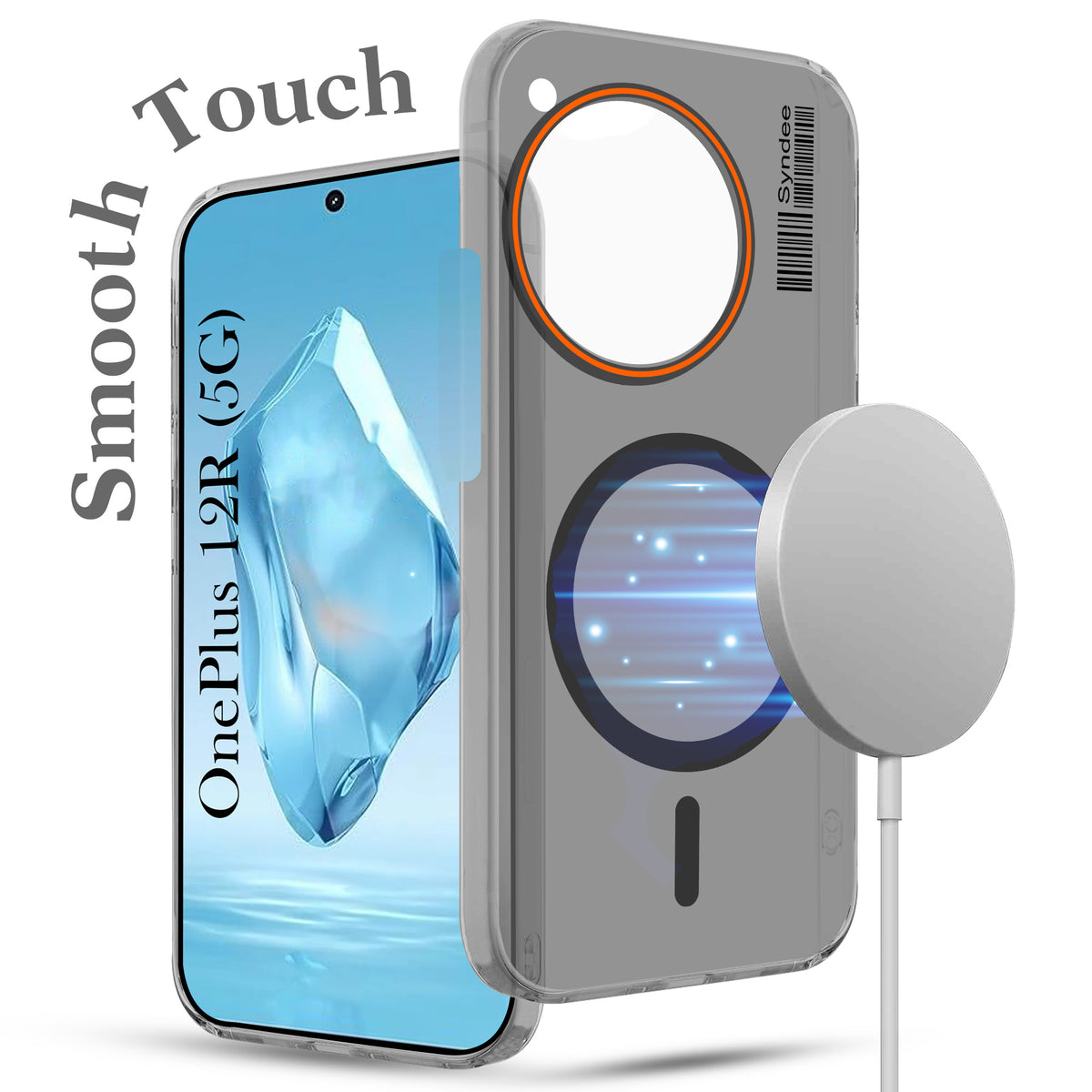 For OnePlus 12R 5G Back Cover Case (Soft Touch | Camera Bump Protection | MagSafe Compatible | Matte Finish)