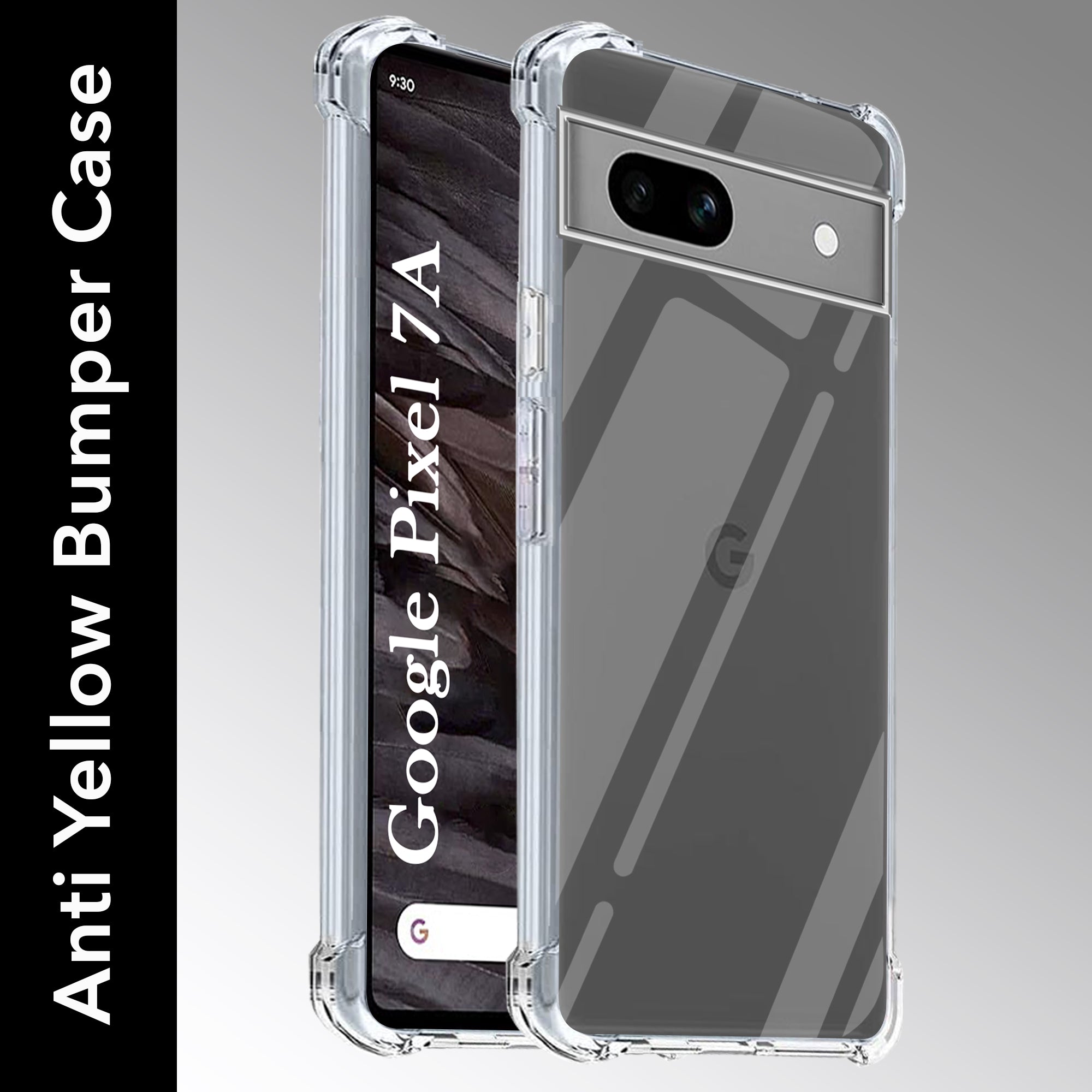 ForGoogle Pixel 7a Back Cover ( Shockproof Crystal Clear | Drop & Camera Protection | Hard Polycarbonate)