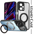 For Xiaomi Poco X5 5G Back Cover Case (Kick Stand Ring Holder | Life time Anti Yellow | Camera Protection)