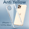 For Apple iPhone 12 Pro Max Back Cover Case (Hard Anti Yellow Clear Case | Drop & Camera Protection | Shockproof Polycarbonate)