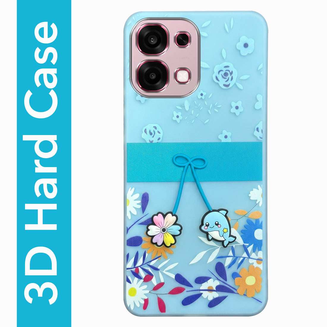 For Oppo F31 5G | Oppo F33 5G Back Cover Case (3D Cute Cartoons | Hard Back Side Soft | Matte Premium Finish | HD Printing)