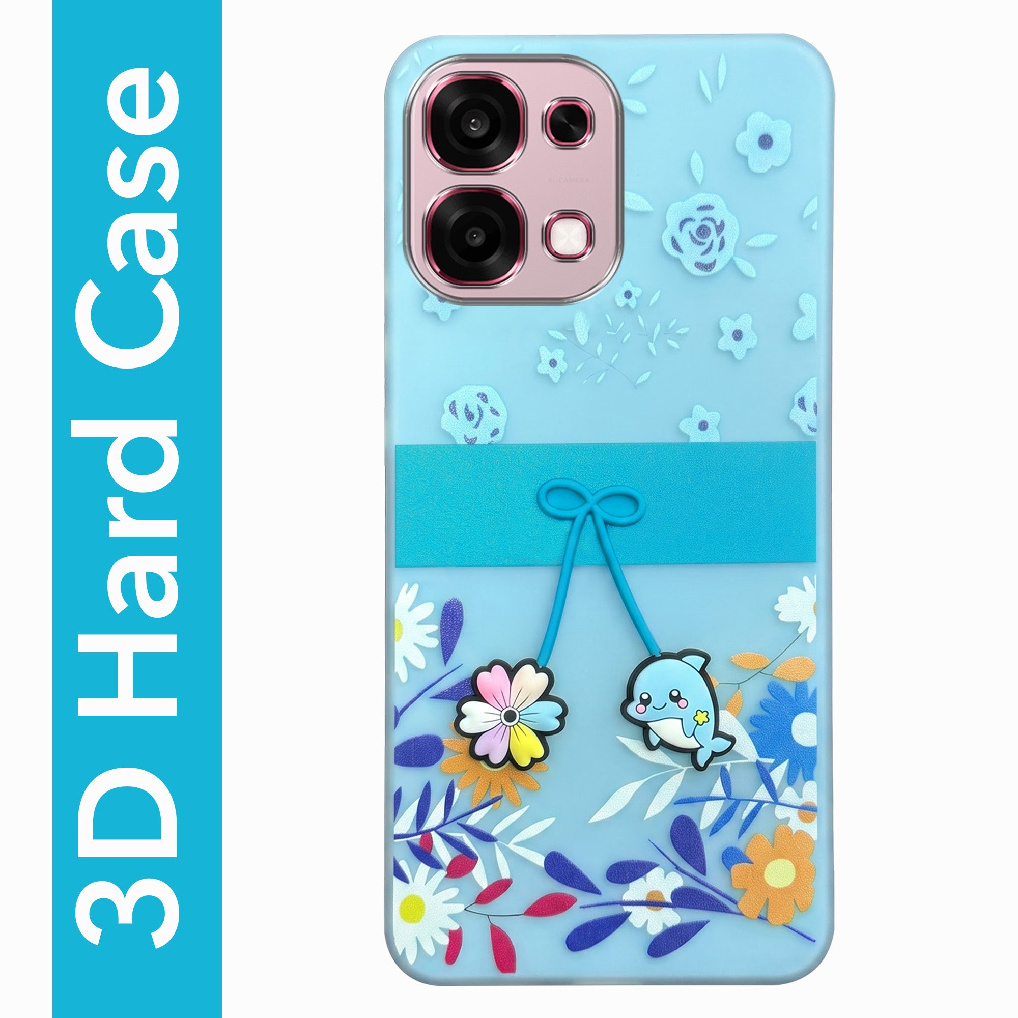For Oppo F31 5G | Oppo F33 5G Back Cover Case (3D Cute Cartoons | Hard Back Side Soft | Matte Premium Finish | HD Printing)