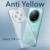 For Vivo T4 Back Cover Case Lifetime Anti-Yellow Clear (Sleek Hard Crystal | Shockproof and Camera Protection)