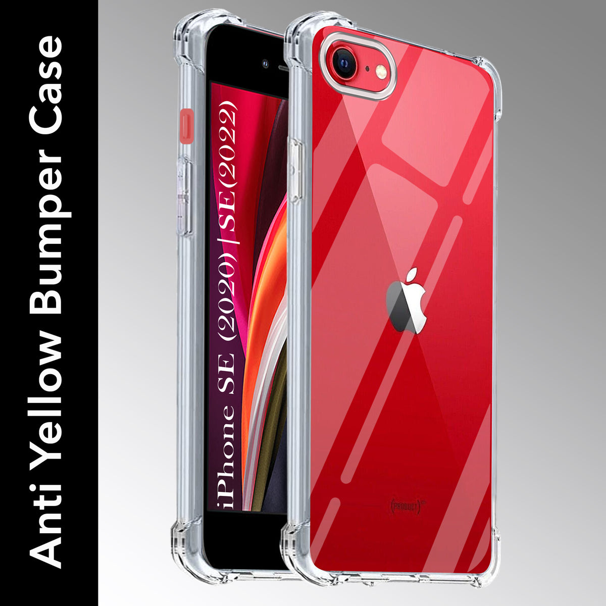 For Apple iPhone SE 2020 | SE 2022 Back Cover Shockproof Crystal-Clear (Drop & Camera Protection | Hard Polycarbonate)