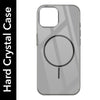 For Apple iPhone 15 Back Cover Case (Crystal Clear Case | MagSafe Wireless Charging Support | Hard Anti Yellow | Camera Protection Bump)