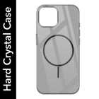 For Apple iPhone 15 Back Cover Case (Crystal Clear Case | MagSafe Wireless Charging Support | Hard Anti Yellow | Camera Protection Bump)