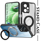 For Redmi Note 12 5G Back Cover Case (Kick Stand Ring Holder | Life time Anti Yellow | Camera Protection)