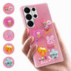 For Samsung Galaxy S26 Ultra Back Cover Case (3D Cute Cartoons | Hard Back Side Soft | Matte Premium Finish | HD Printing)