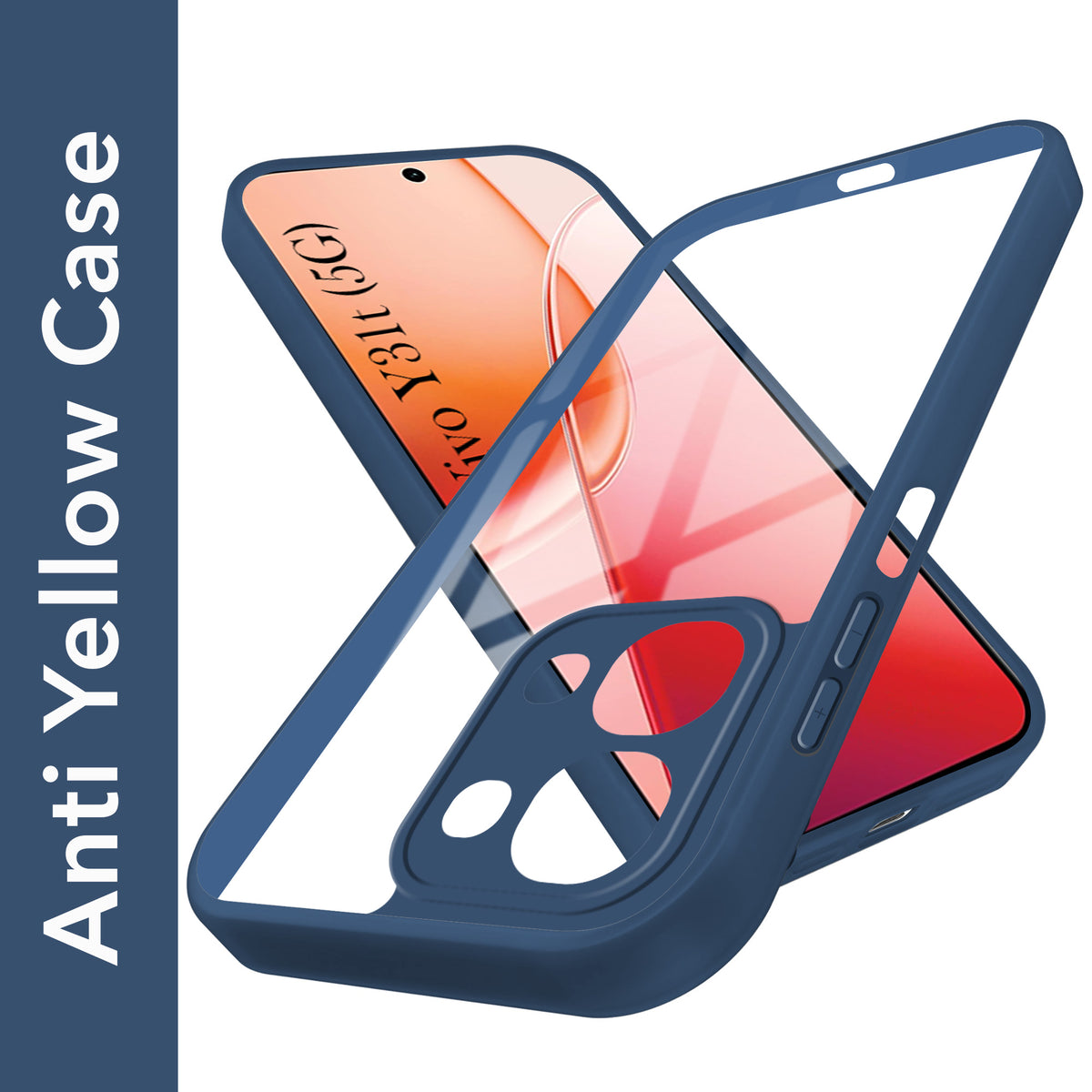 For Vivo Y31T 5G Back Cover Case Ultra-Hybrid (Lifetime Anti Yellow | Anti Scratch | Crystal Clear Shockproof)