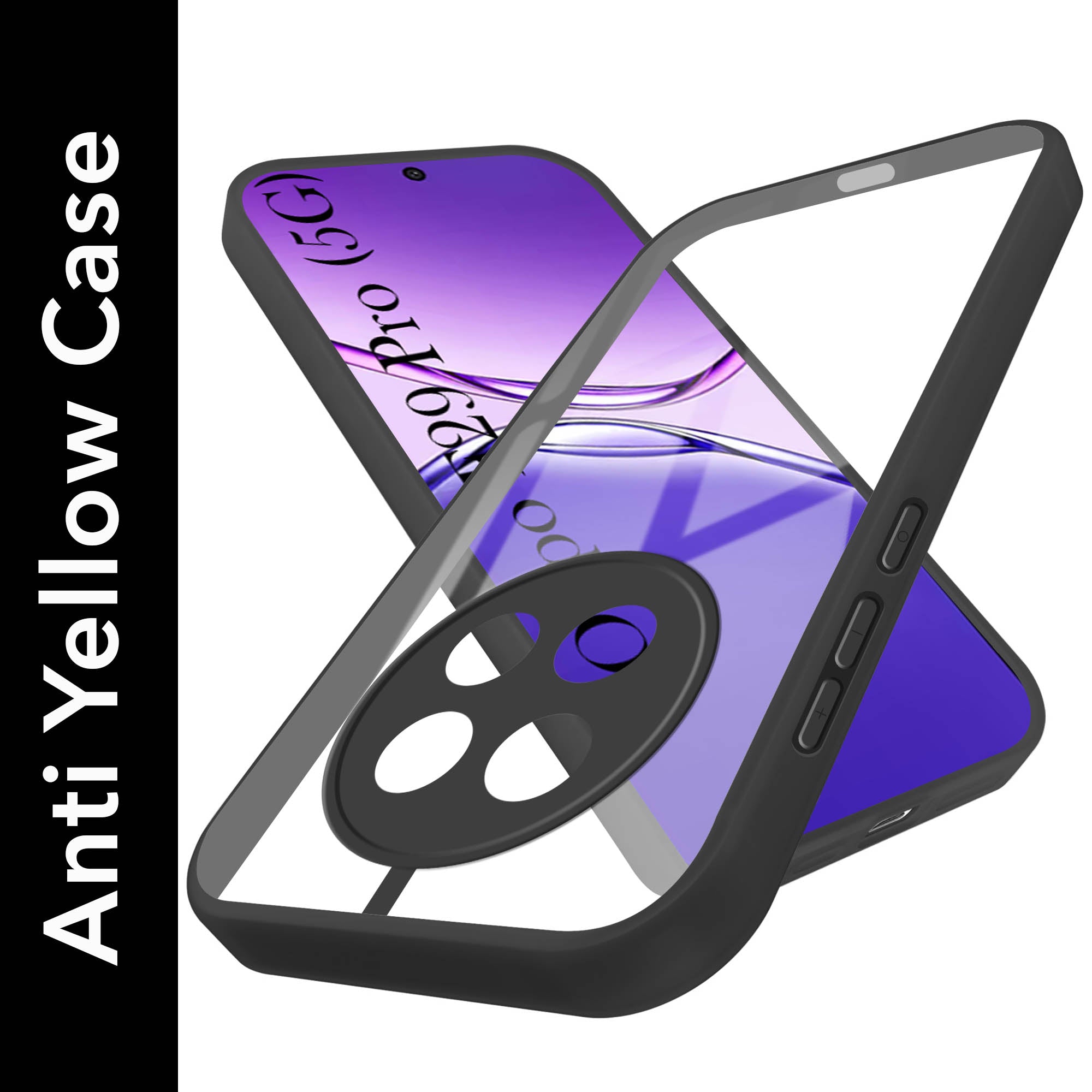 For Oppo F29 Pro Back Cover Case (Lifetime Anti Yellow | Anti Scratch | Crystal Clear Shockproof)