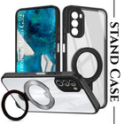 For Motorola Moto G52 5G Back Cover Case (Kick Stand Ring Holder | Life time Anti Yellow | Camera Protection)