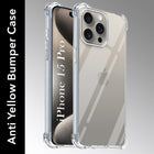 For iPhone 15 Pro Back Cover (Shockproof Crystal Clear Case |  Drop & Camera Protection | Hard Polycarbonate)