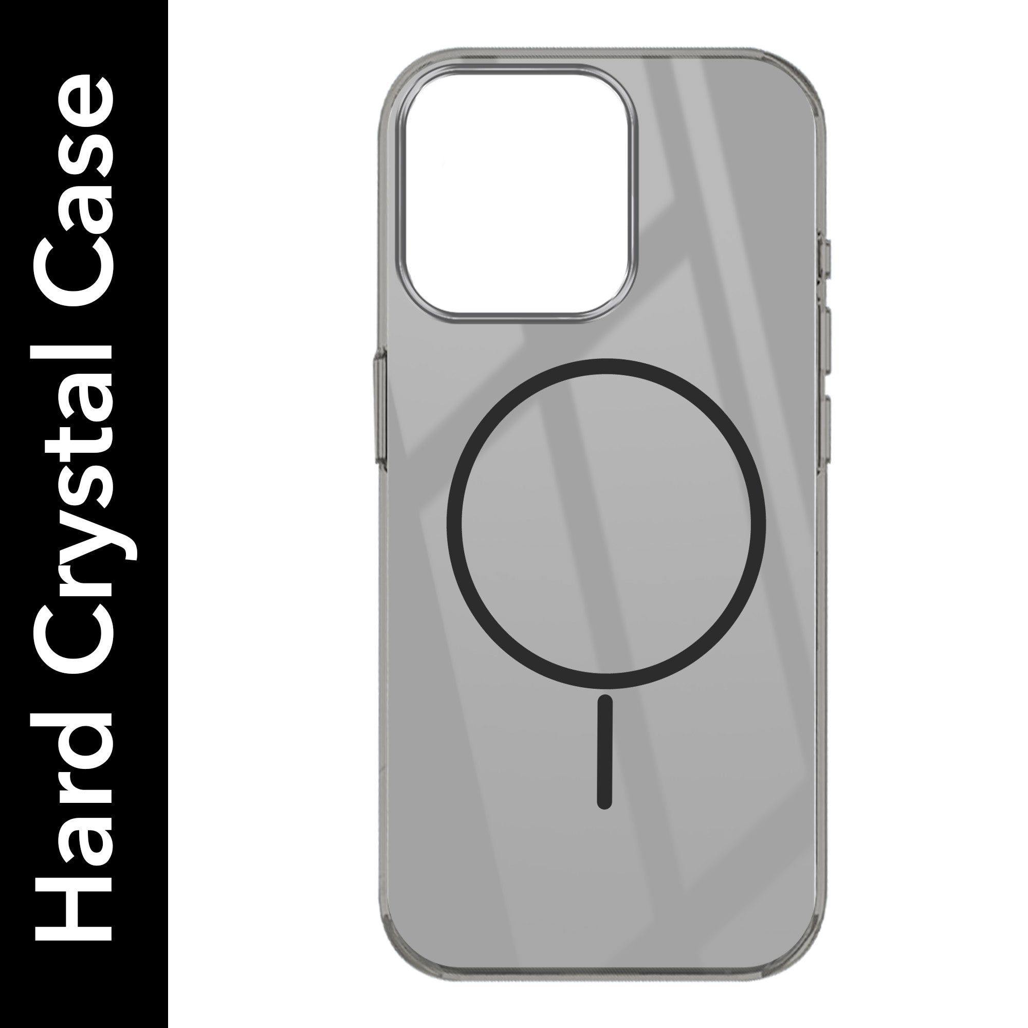 For Apple iPhone 14 Pro Back Cover Case (Crystal Clear Case | MagSafe Wireless Charging Support | Hard Anti Yellow | Camera Protection Bump)