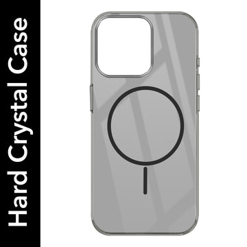 For Apple iPhone 14 Pro Back Cover Case (Crystal Clear Case | MagSafe Wireless Charging Support | Hard Anti Yellow | Camera Protection Bump)