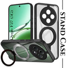 For Oppo F27 5G Back Cover Case (Kick Stand Ring Holder | Life time Anti Yellow | Camera Protection)