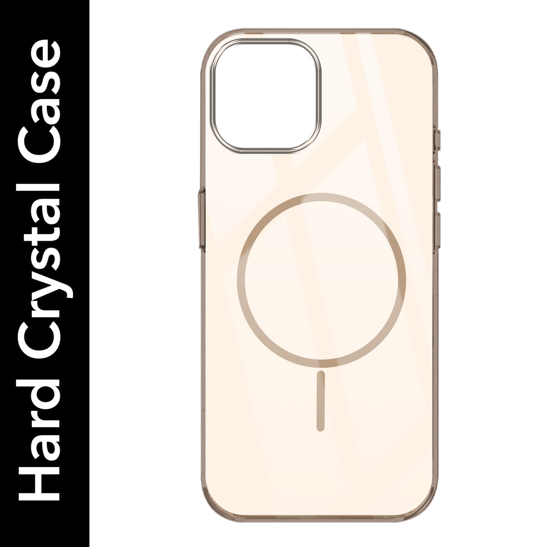 For Apple iPhone 15 Plus Back Cover Case (Crystal Clear Case | MagSafe Wireless Charging Support | Hard Anti Yellow | Camera Protection Bump)