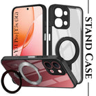 For Vivo Y51 Pro 5G | Vivo T5x Back Cover Case (Kick Stand Ring Holder | Life time Anti Yellow | Camera Protection)