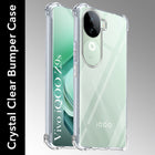 For Vivo iQOO Z9s Back Cover Shockproof Crystal-Clear (Drop & Camera Protection | Hard Polycarbonate)