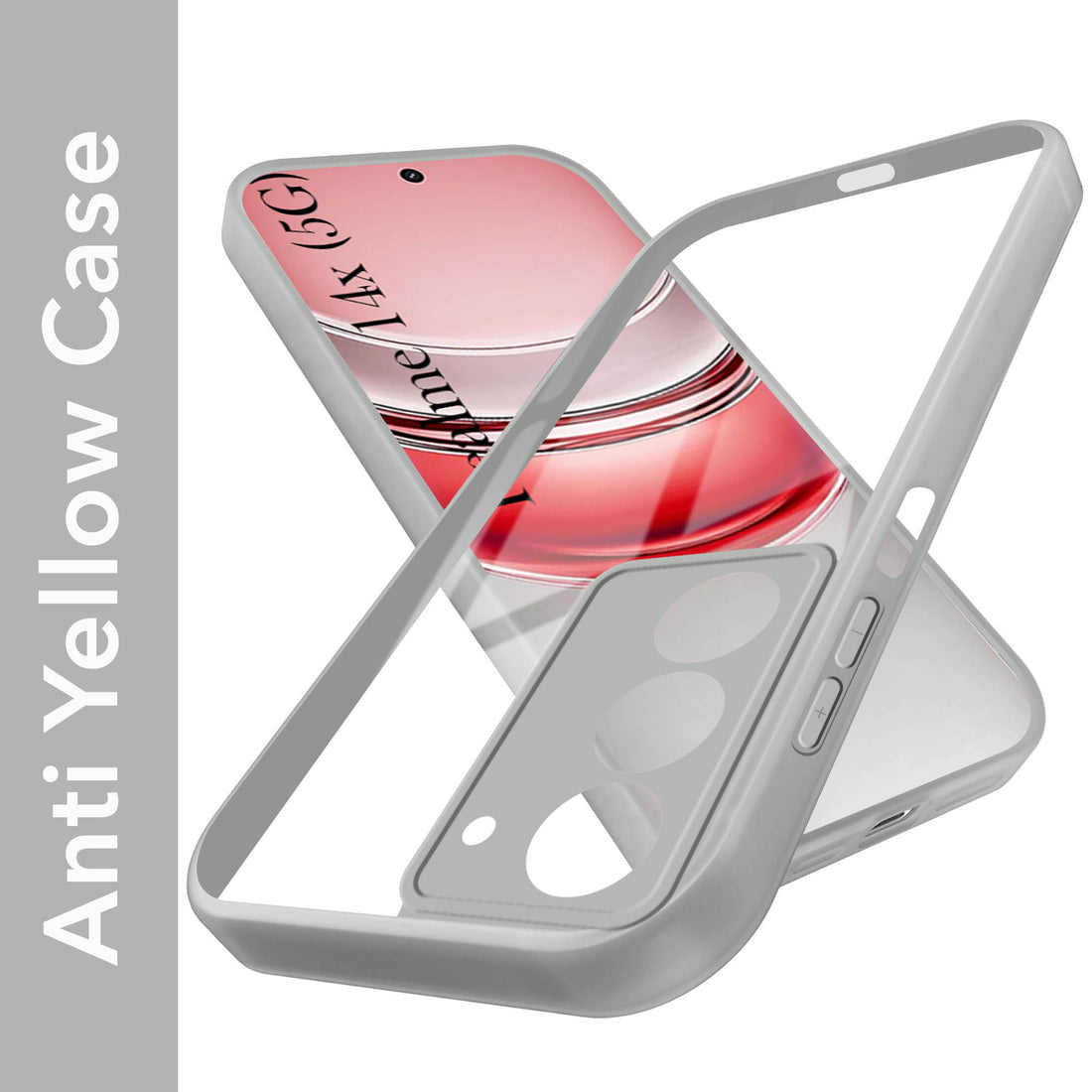 For Realme 14X Back Cover Case (Lifetime Anti Yellow | Anti Scratch | Crystal Clear Shockproof)