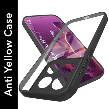 For Motorola Moto Edge 60 Pro Back Cover Case (Lifetime Anti Yellow | Anti Scratch | Crystal Clear Shockproof)