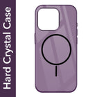For Apple iPhone 15 Pro Max Back Cover Case (Crystal Clear Case | MagSafe Wireless Charging Support | Hard Anti Yellow | Camera Protection Bump)