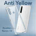 For Realme Narzo 10 Back Cover Case (Hard Anti Yellow Clear Case | Drop & Camera Protection | Shockproof Polycarbonate)