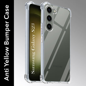 For Samsung Galaxy S23 5G Back Cover (Shockproof Crystal Clear |  Drop & Camera Protection | Hard Polycarbonate)