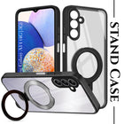 For Samsung Galaxy A14 4G | 5G Back Cover Case (Kick Stand Ring Holder | Life time Anti Yellow | Camera Protection)