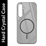 For Samsung Galaxy S23 FE 5G Back Cover Case (Crystal Clear Case | MagSafe Wireless Charging Support | Hard Anti Yellow | Camera Protection Bump)