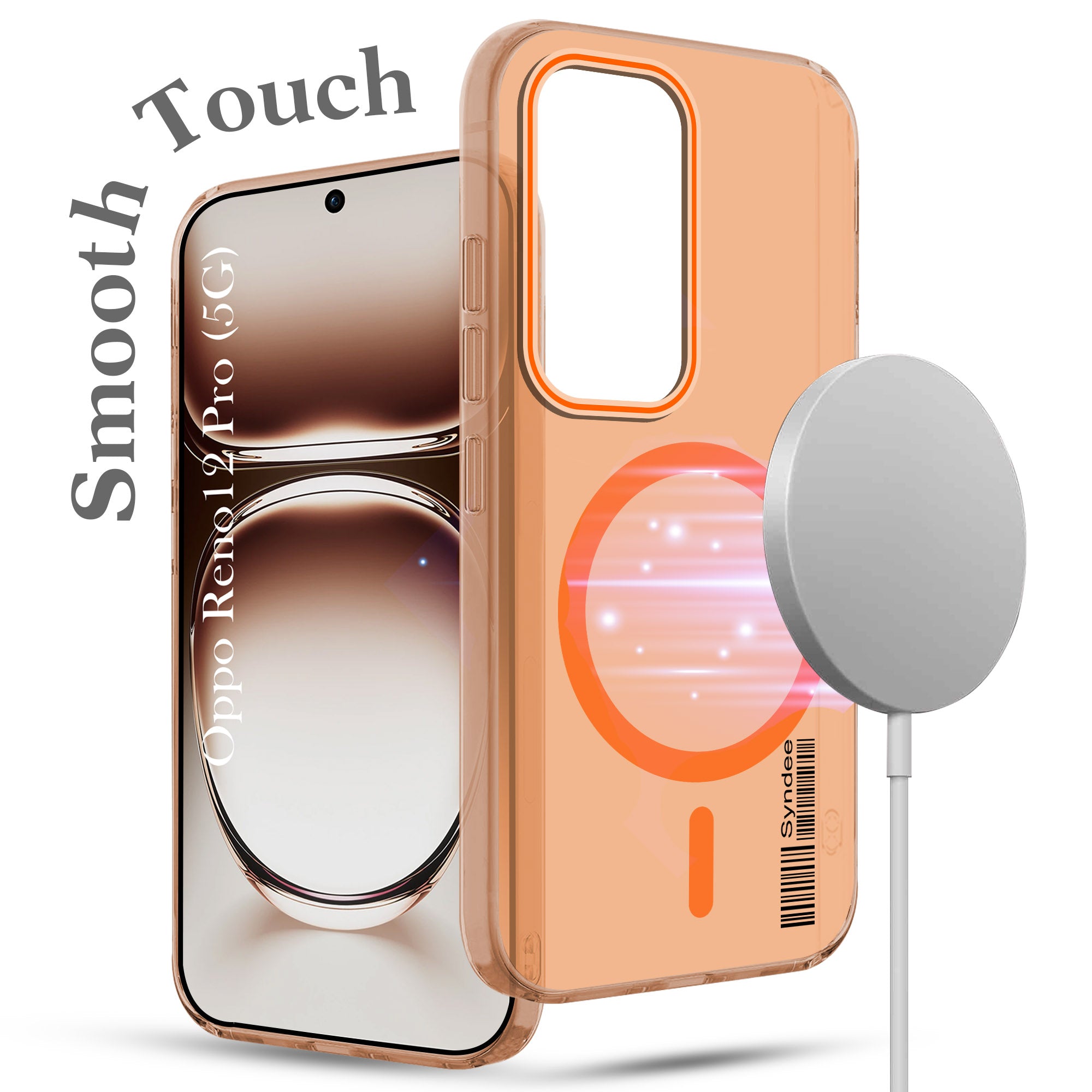 For Oppo Reno12 Pro 5G | Oppo Reno 12 Pro 5G Back Cover Case (Soft Touch | Camera Bump Protection | MagSafe Compatible | Matte Finish)