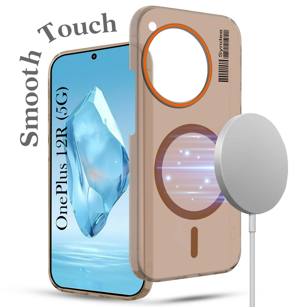 For OnePlus 12R 5G Back Cover Case (Soft Touch | Camera Bump Protection | MagSafe Compatible | Matte Finish)