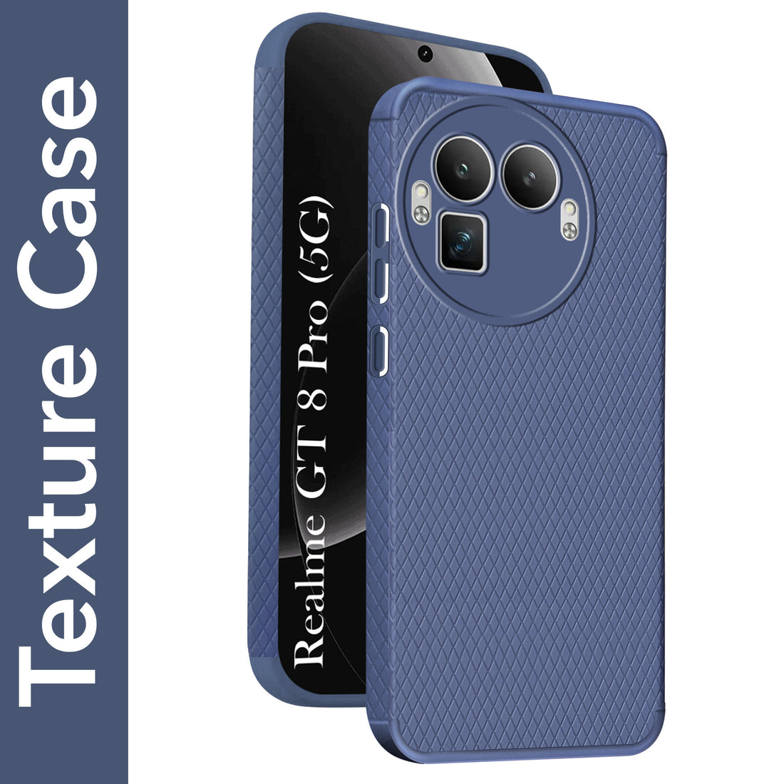 For Realme GT 8 Pro Back Cover Case Liquid Silicone (Camera Protection | Side Grip Texture | Soft and Flexible)