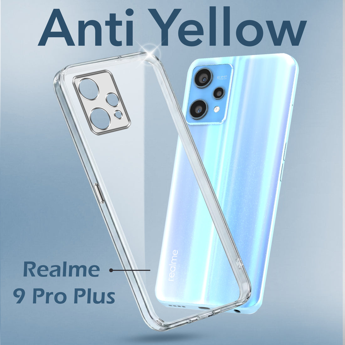 For Realme 9 Pro Plus | Realme 9 4G Back Cover Case (Hard Anti Yellow Clear Case | Drop & Camera Protection | Shockproof Polycarbonate)