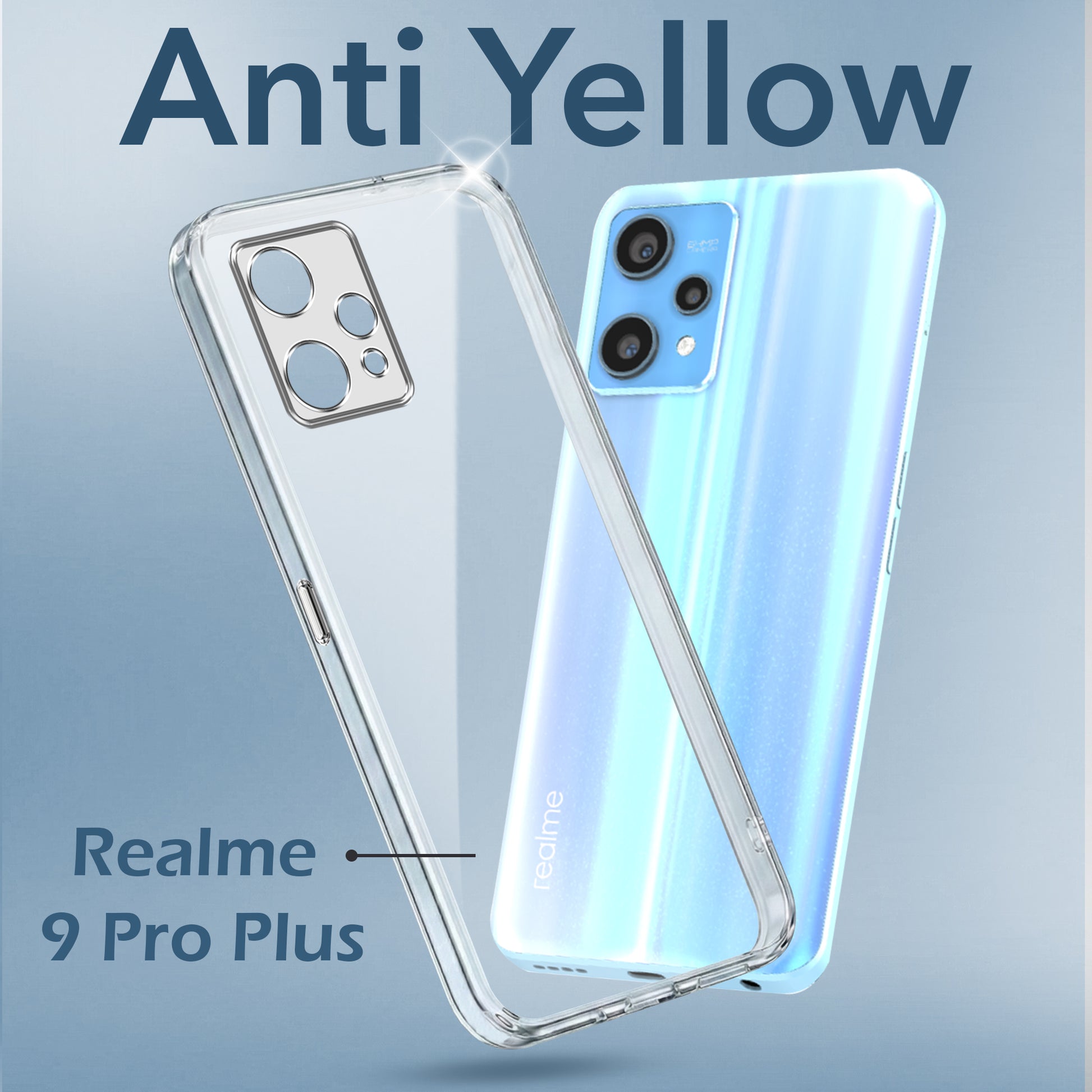 DESSEN Cover per Realme 9 Pro+(9 Pro Plus)/ Realme 9 4G, Custodia Morbida in Silicone TPU/PC e Obiettivo Case, Antiurto Guscio con Magnetico Anello Rotante Supporto Bumper. Nero
