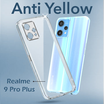 For Realme 9 Pro Plus | Realme 9 4G Back Cover Case (Hard Anti Yellow Clear Case | Drop & Camera Protection | Shockproof Polycarbonate)