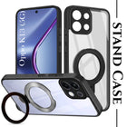 For Oppo K13 Back Cover Case (Kick Stand Ring Holder | Life time Anti Yellow | Camera Protection)