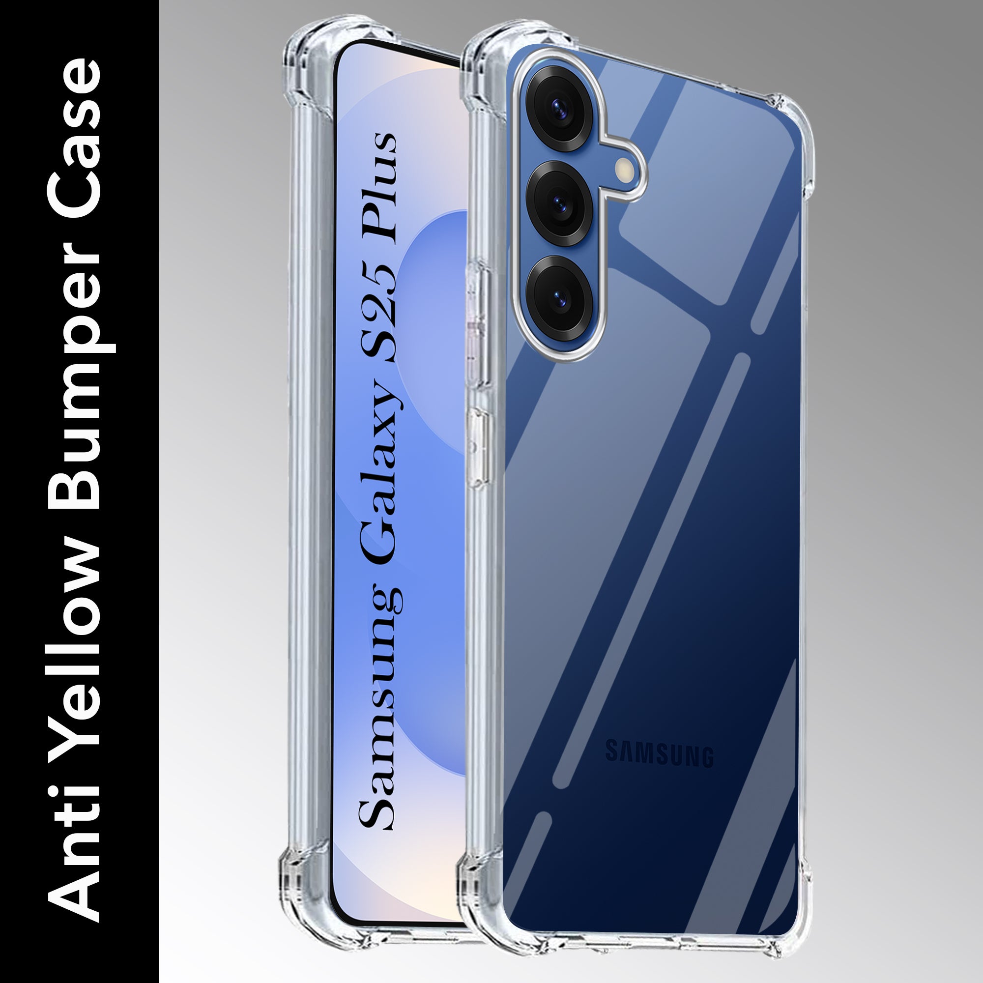 For Samsung Galaxy S25 Plus  Back Cover (Shockproof Crystal Clear Case |  Drop & Camera Protection | Hard Polycarbonate)