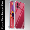 For Motorola Moto G84 Back Cover Shockproof Crystal-Clear ( Drop & Camera Protection | Hard Polycarbonate)