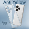 For Realme GT 6 | GT 6T 5G Back Cover Case Lifetime Anti-Yellow Clear (Sleek Hard Crystal | Shockproof and Camera Protection)