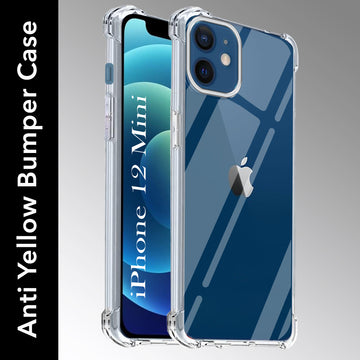 For Apple iPhone 12 Mini Back Cover (Shockproof Crystal Clear Case |  Drop & Camera Protection | Hard Polycarbonate)