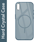 For Apple iPhone X Back Cover Case (Crystal Clear Case | MagSafe Wireless Charging Support | Hard Anti Yellow | Camera Protection Bump)