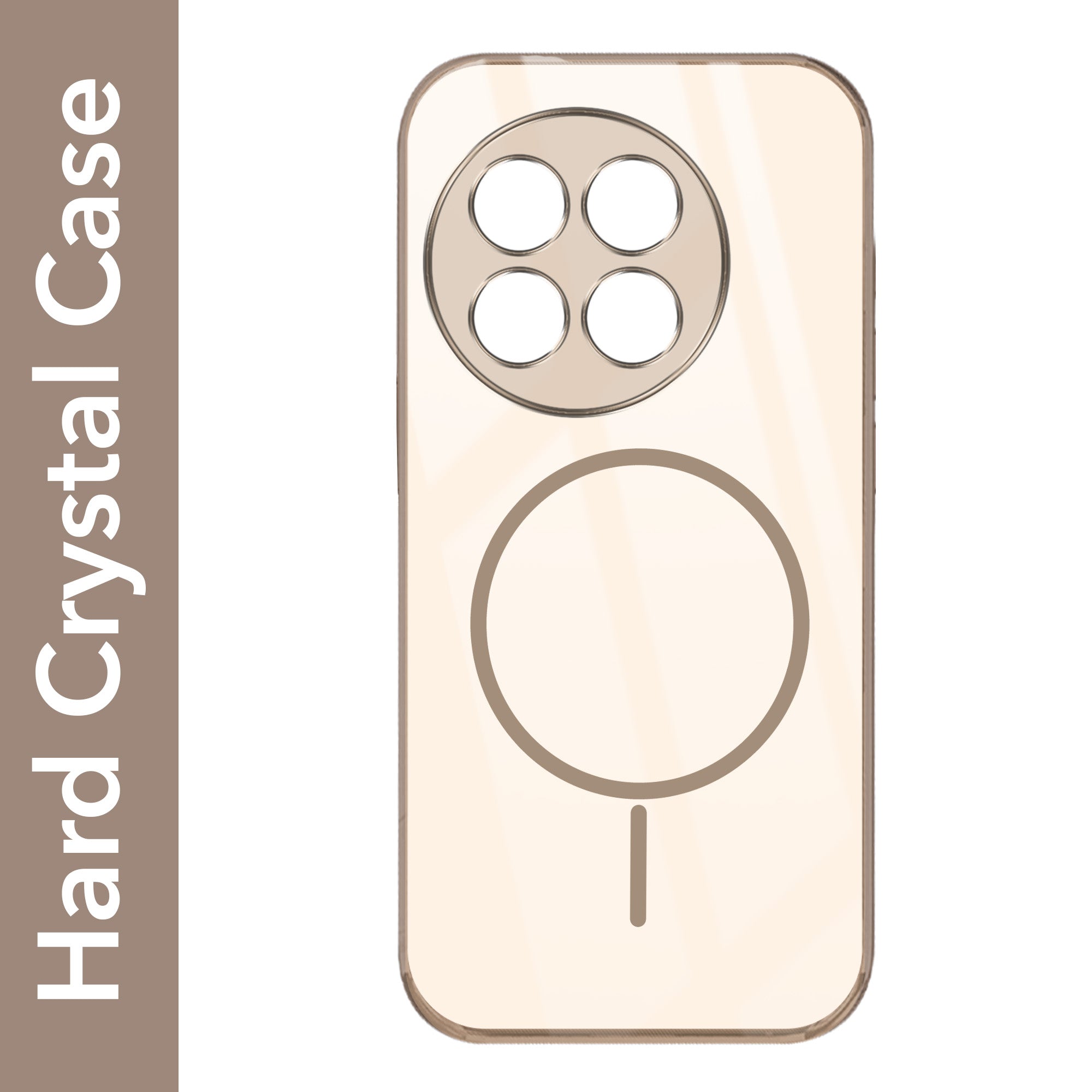 For OnePlus 13 Back Cover Case (Crystal Clear Case | MagSafe Wireless Charging Support | Hard Anti Yellow | Camera Protection Bump)
