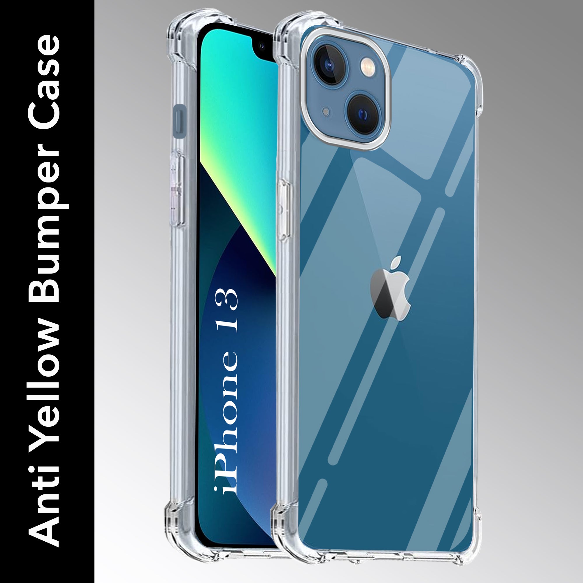 For Apple iPhone 13 Back Cover (Shockproof Crystal Clear Case | Drop & Camera Protection | Hard Polycarbonate)