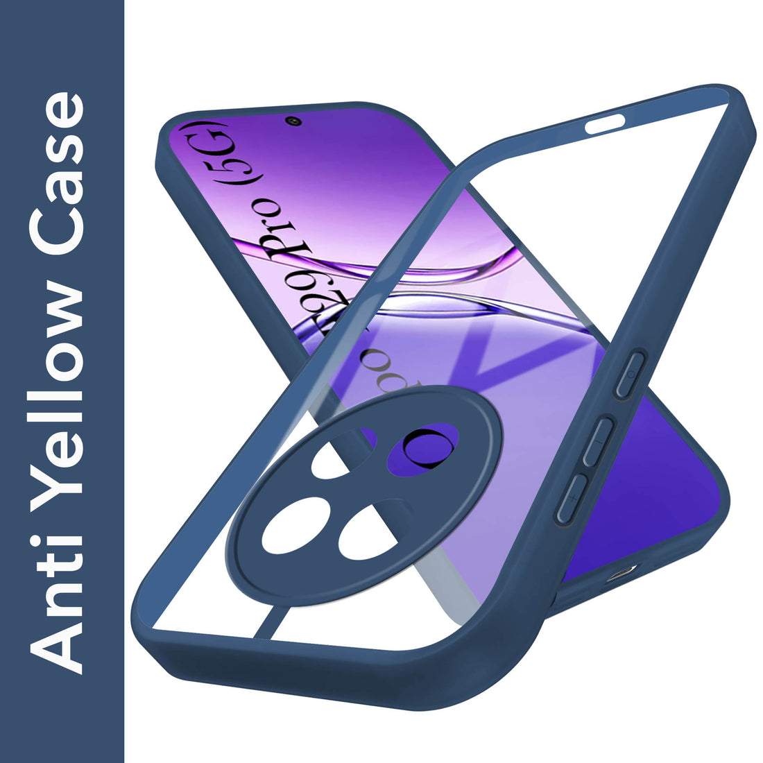 For Oppo F29 Pro Back Cover Case (Lifetime Anti Yellow | Anti Scratch | Crystal Clear Shockproof)
