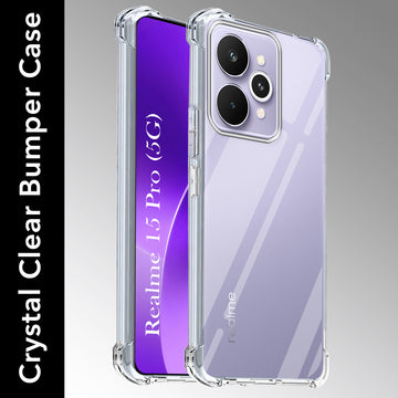 For Realme 15 Pro Shockproof Crystal-Clear Back Cover ( Drop & Camera Protection | Hard Polycarbonate)